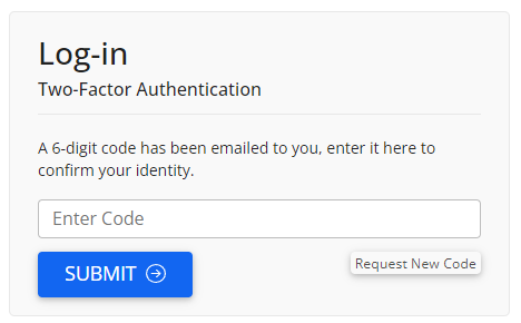 A screenshot of the authentication portion of the login process on MonkeyLMS.